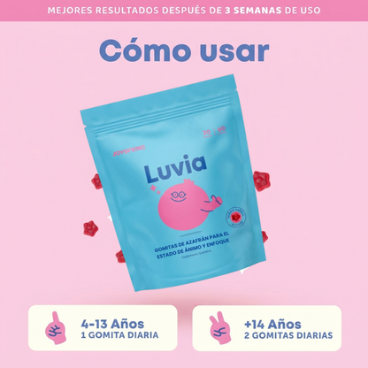 Gomitas para la Concentración y las Emociones | Luvia®