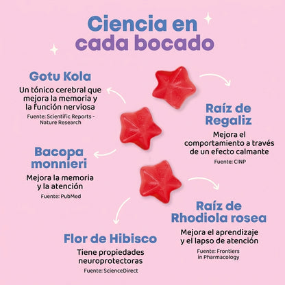 Gomitas para la Concentración y las Emociones | Luvia®